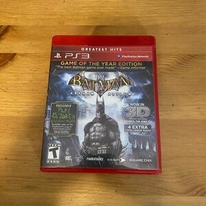 PS3 Batman Arkham Asylum 3D Game Of The Year